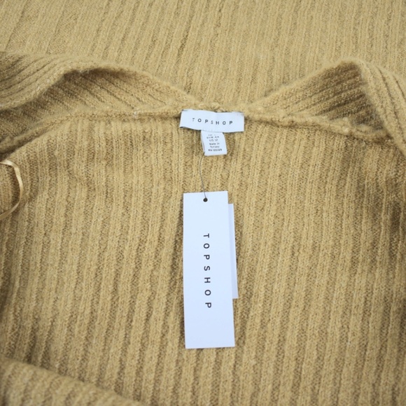 Topshop Brown Oversized Cardigan with pockets - Picture 7 of 11